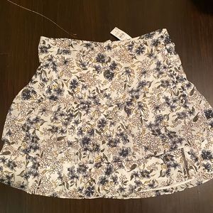 NWT Loft floral skirt